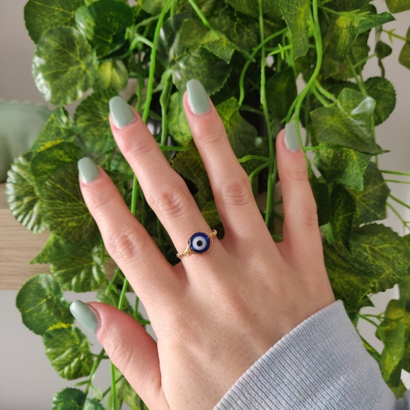 EVIL EYE RING - Picture 3 of 7